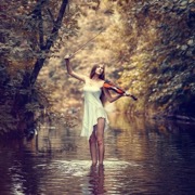 дівчина скрипалька